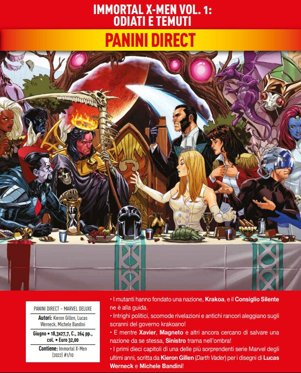 IMMORTAL X-MEN 1 ODIATI E TEMUTI