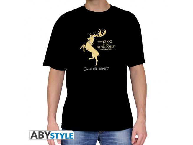 TSHIRT GAME OF THRONES  "BARATHEON" L