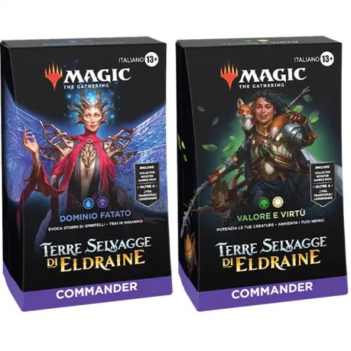 MAGIC TERRE SELVAGGE DI ELDRAINE 1 MAZZO COMMANDER THE GATHERING