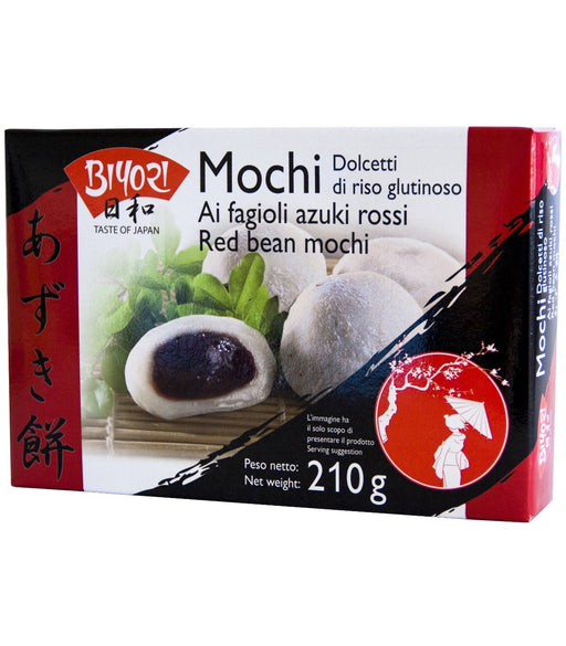 MOCHI DOLCE GIAPPONESE GUSTO AZUKI ROSSI - BIYORI 210G