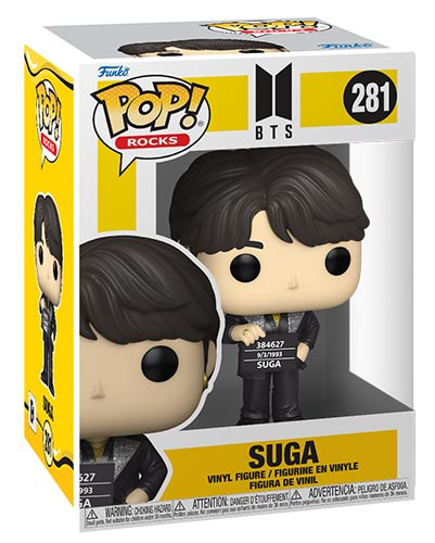 ACTION FIGURE FUNKO POP 281 BTS  SUGA 9 CM