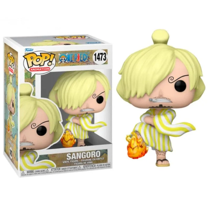 ACTION FIGURE FUNKO POP ONE PIECE SANGORO (WANO) 1473 9 CM