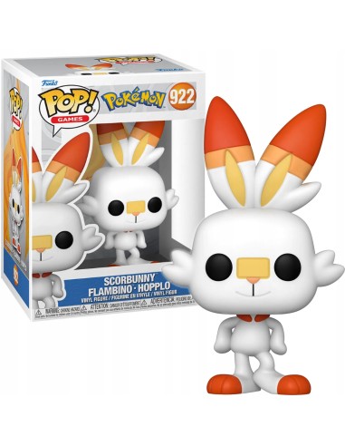 ACTION FIGURE FUNKO POP POKEMON 922 SCORBUNNY 9 CM
