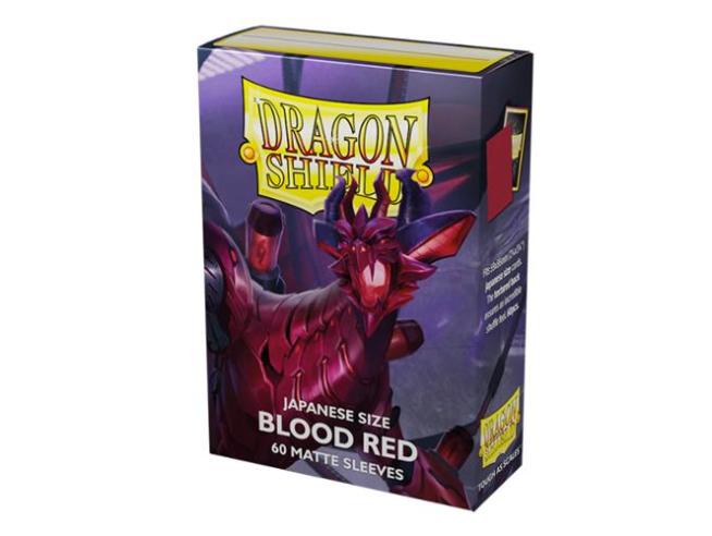 DECK PROTECTOR DRAGON SHIELD MISURA JAPANESE BLOOD RED DUAL MATTE (60)