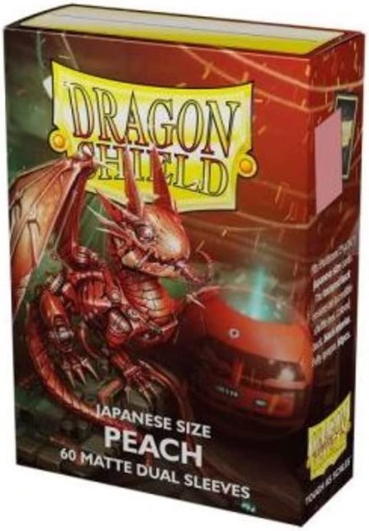 DECK PROTECTOR DRAGON SHIELD MISURA JAPANESE PEACH MATTE DUAL (60)