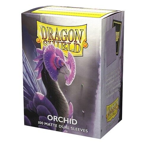 DECK PROTECTOR DRAGON SHIELD STANDARD ORCHID MATTE DUAL (100)