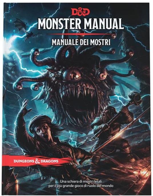 DUNGEON'S AND DRAGONS - MONSTER MANUAL - MANUALE DEL MOSTRO