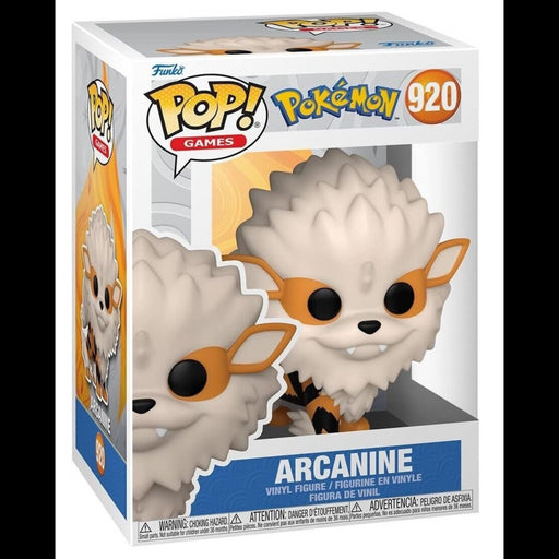 ACTION FIGURE FUNKO POP POKEMON ARCANINE 920 9 CM