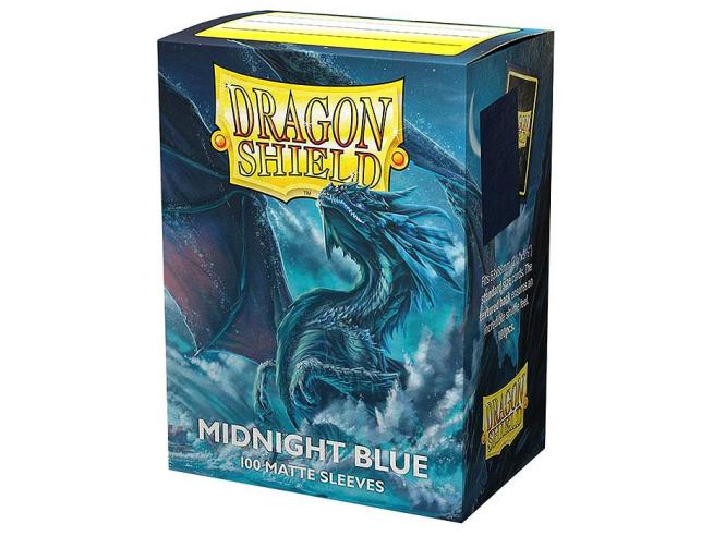 DECK PROTECTOR DRAGON SHIELD STANDARD MIDNIGHT BLUE MATTE MATTE (100)