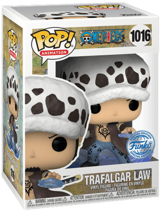 ACTION FIGURE VINYL FUNKO POPONE PIECE TRAFALGAR LAW 1016 9 CM