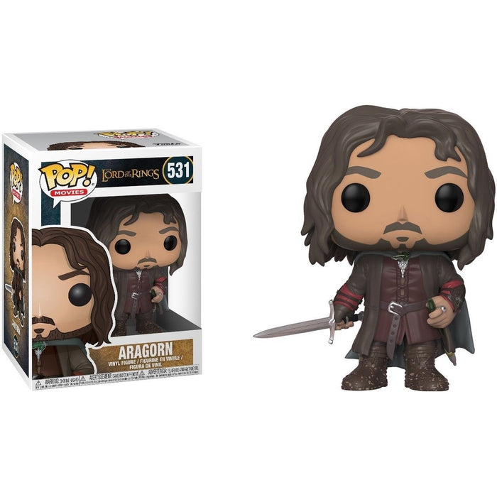 ACTION FIGURE FUNKO POP IL SIGNORE DEGLI ANELLI 531 ARAGORN 9CM