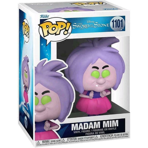 ACTION FIGURE FUNKO POP DISNEY LA SPADA NELLA ROCCIA MADAME MIM 1101 9CM