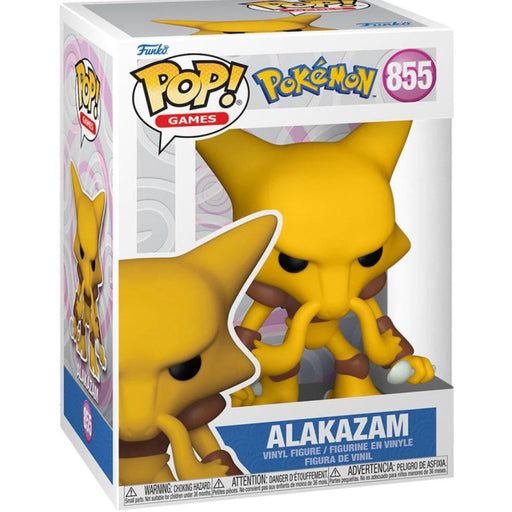 ACTION FIGURE FUNKO POP POKEMON 855 ALAKAZAM 9 CM