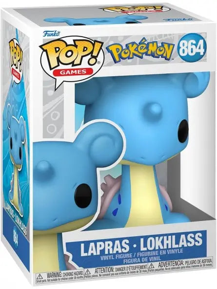 ACTION FIGURE FUNKO POP LAPRAS 864 POKEMON 9CM