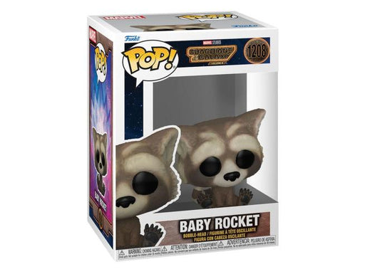 ACTION FIGURE FUNKO POP MARVEL BABY ROCKET 1208 9CM