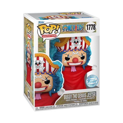 ACTION FIGURE FUNKO POP ONE PIECE BUGGY THE GENIUS JESTER 1778 9 CM