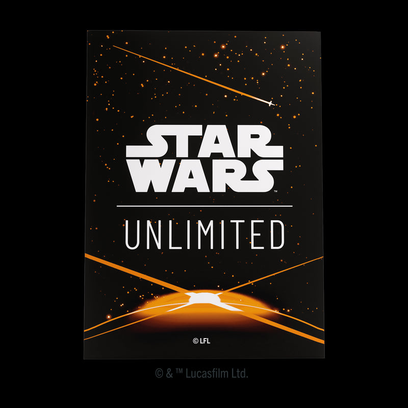 ART SLEEVES - BCARD BACK ORANGE