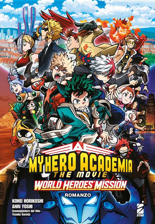MY HERO ACADEMIA WORLD HEROES MISSION ROMANZO