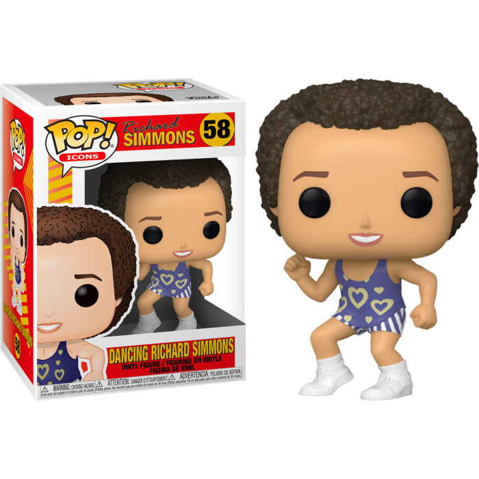 FUNKO POP DANCING RICHARD SIMMON RICHARD SIMMONS 58 9CM
