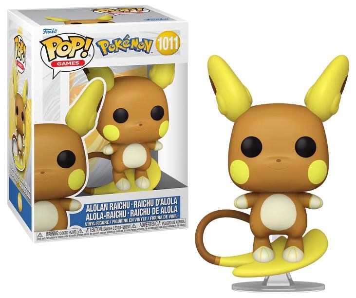 FUNKO POP RAIUCHU DI ALOLA 1011 9CM