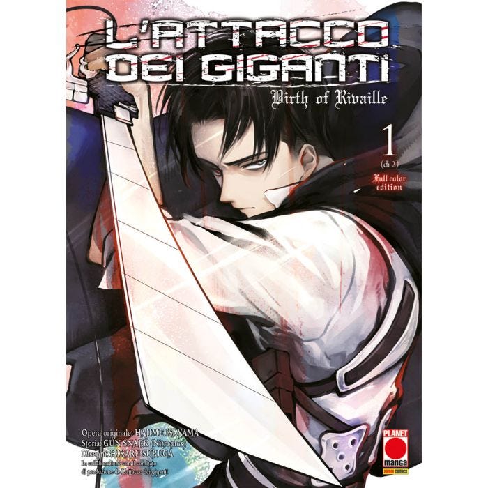 L'ATTACCO DEI GIGANTI BIRTH OF RIVAILLE FULL COLOR EDITION 1 (DI 2)
