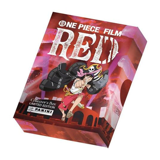 ONE PIECE RED LIMITED EDITION COLLECTORS BOX  COFANETTO METALLIZZATO CON 20 CAR