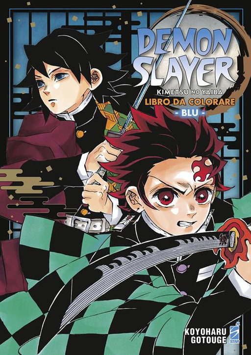DEMON SLAYER KIMETSU NO YAIBA LIBRO DA COLORARE BLU 2