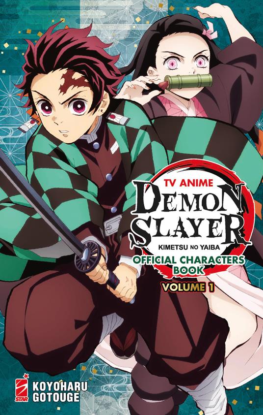 TV ANIME DEMON SLAYER OFFICIAL CHARACTERS BOOK 1  IN OMAGGIO SET DI STICKERS E M