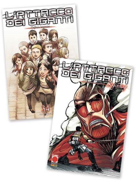 L'ATTACCO DEI GIGANTI 34 BUNDLE "BEGINNING"