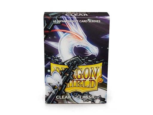 DECK PROTECTOR DRAGON SHIELD MISURA MINI JAP (60)  CLASSIC  CLEAR