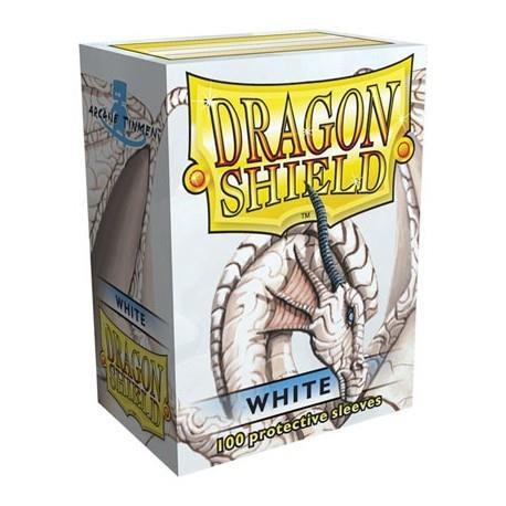 DECK PROTECTOR DRAGON SHIELD MISURA STANDARD (100)  BIANCO