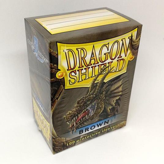 DECK PROTECTOR DRAGON SHIELD MISURA STANDARD (100)  MARRONE