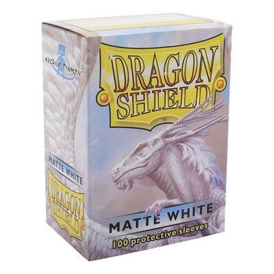 DECK PROTECTOR DRAGON SHIELD MISURA STANDARD (100)  MATTE  BIANCO