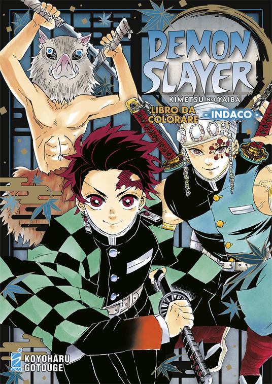 DEMON SLAYER KIMETSU NO YAIBA LIBRO DA COLORARE INDACO 4
