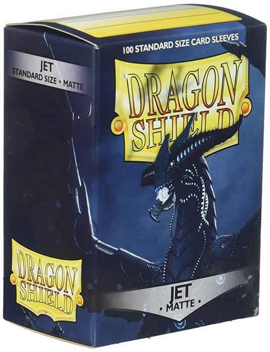 DECK PROTECTOR DRAGON SHIELD STANDARD JET MATTE (100)