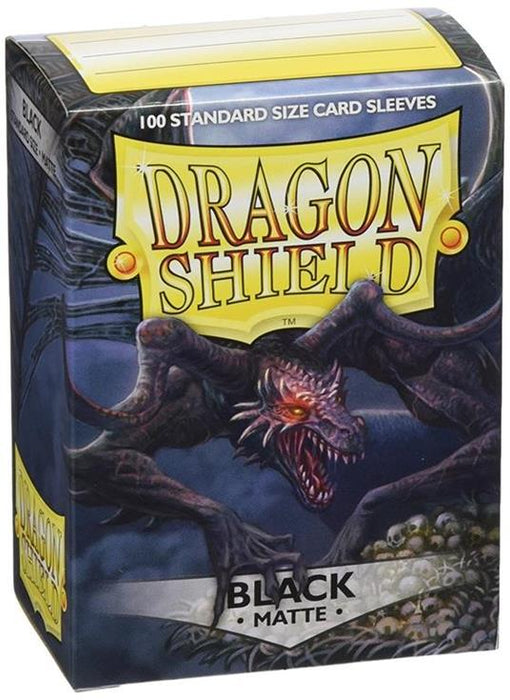 DECK PROTECTOR DRAGON SHIELD MISURA STANDARD (100)  MATTE  NERO