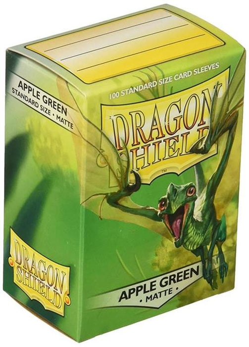 DECK PROTECTOR DRAGON SHIELD STANDARD APPLE GREEN MATTE (100)