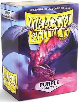 DECK PROTECTOR DRAGON SHIELD STANDARD PURPLE MATTE (100)