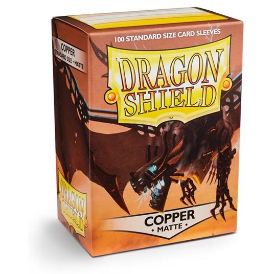 DECK PROTECTOR DRAGON SHIELD STANDARD COPPER MATTE (100)