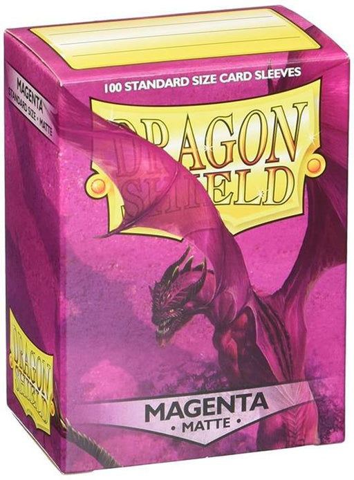 DECK PROTECTOR DRAGON SHIELD MISURA STANDARD (100)  MATTE MAGENTA