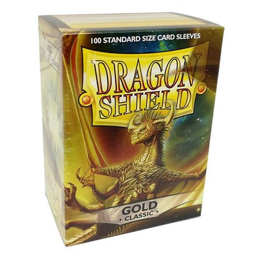 DECK PROTECTOR DRAGON SHIELD MISURA STANDARD (100)  ORO