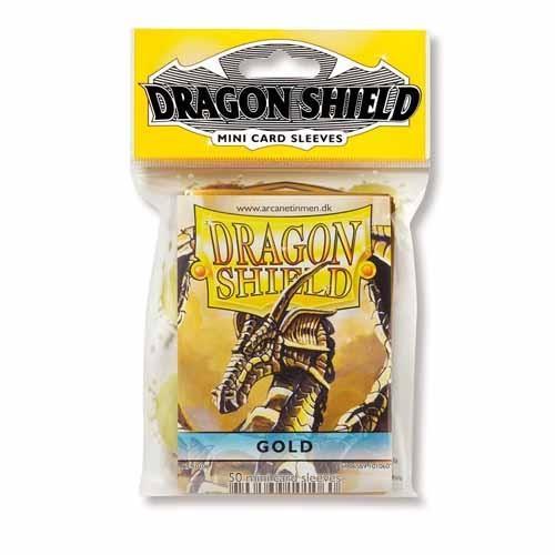 DECK PROTECTOR DRAGON SHIELD MISURA STANDARD (50)  ORO