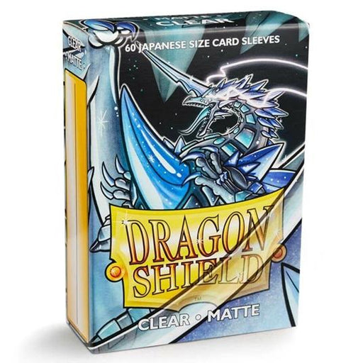 DECK PROTECTOR DRAGON SHIELD MISURA YUGIOH (60)  MATTE  CLEAR