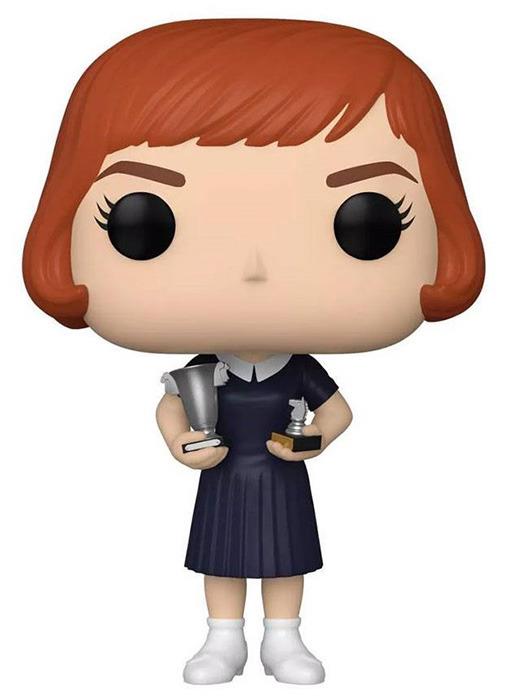 FUNKO POP  LA REGINA DEGLI SCACCHI  BETH HARMON WITH TROPHIES 1121