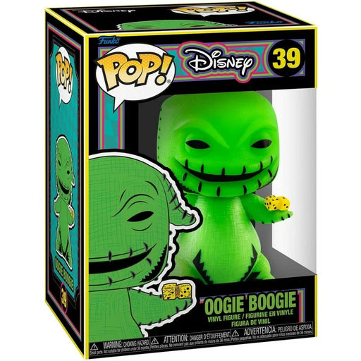 ACTION FIGURE FUNKO POP DISNEY OOGIE BOOGIE BLACKLIGHT 9 CM