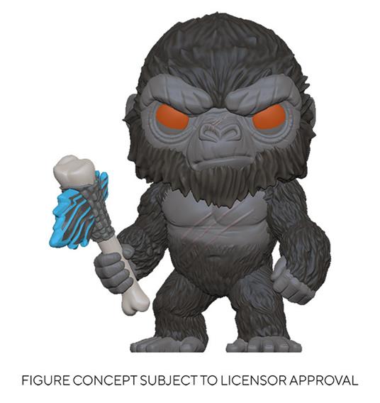 ACTION FIGURE FUNKO POP GODZILLA VS KONG  KONG WITH BATTLE AXE 1021 9 CM