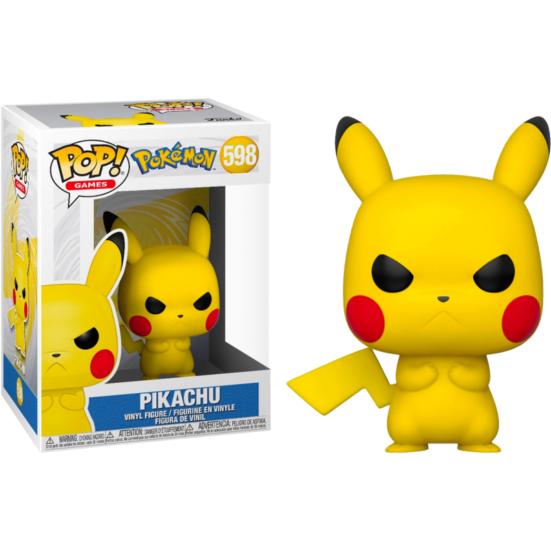 ACTION FIGURE FUNKO POP POKEMON PIKACHU GRUMPY 598 9 CM