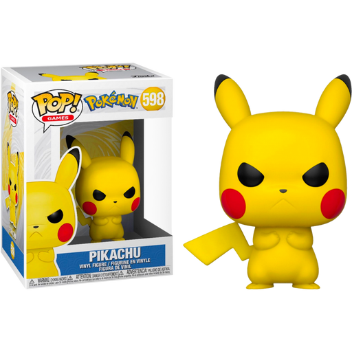 ACTION FIGURE FUNKO POP POKEMON PIKACHU GRUMPY 598 9 CM