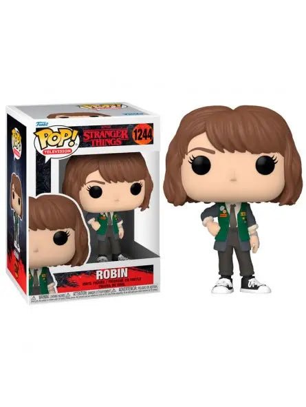 ACTION FIGURE FUNKO POP STRANGER THINGS ROBIN 1244 9 CM