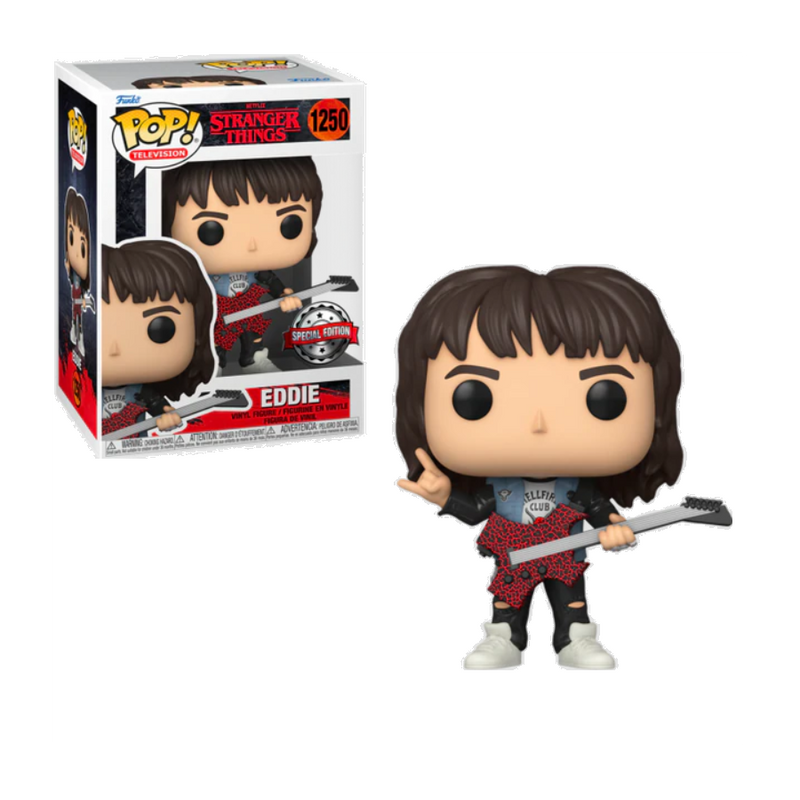 ACTION FIGURE FUNKO POP STRANGER THINGS EDDIE W/GUITAR 1250 9 CM